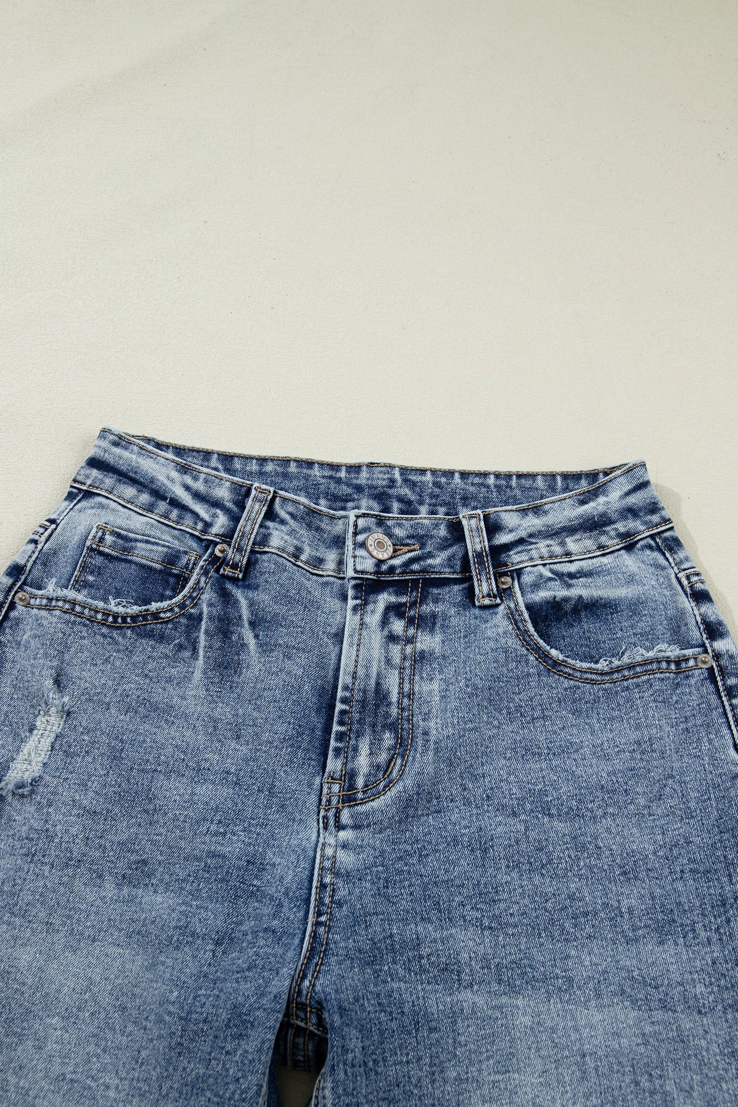 Elia Cuffed Straight Loose Jeans