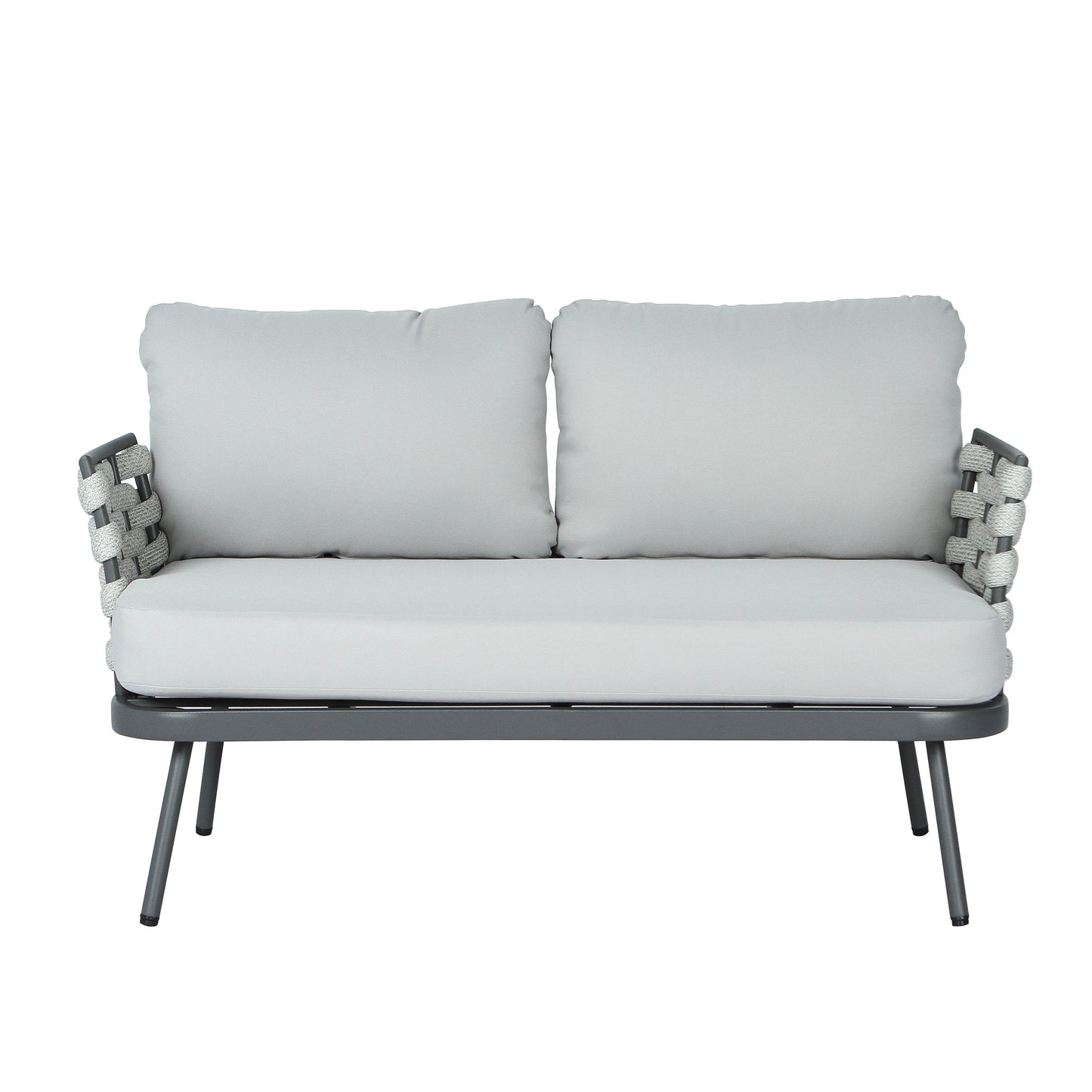 Mariano Steel 4-Pieces Conversation Set