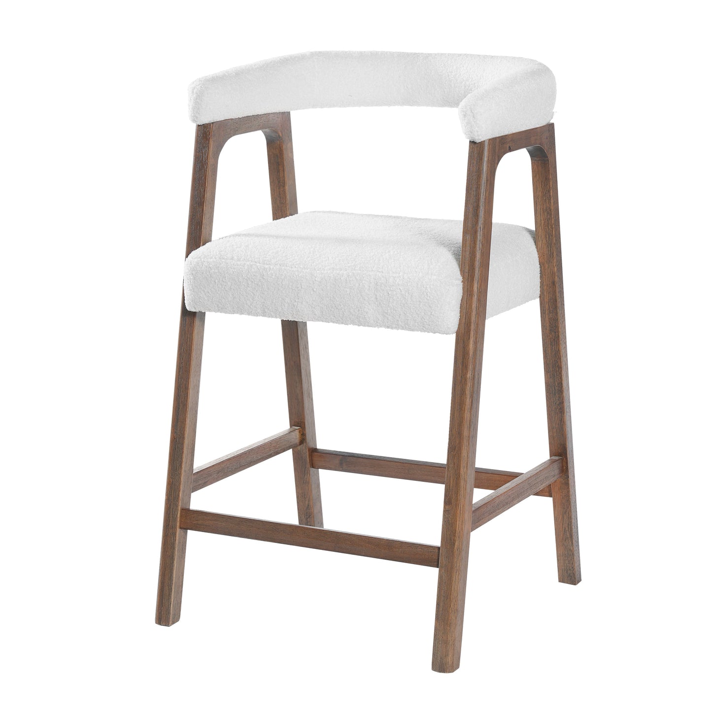 26'' Seat Height Bar Stools with Back - Set of 2