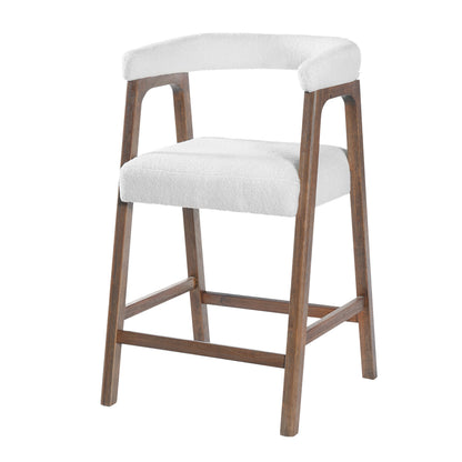 26'' Seat Height Bar Stools with Back - Set of 2