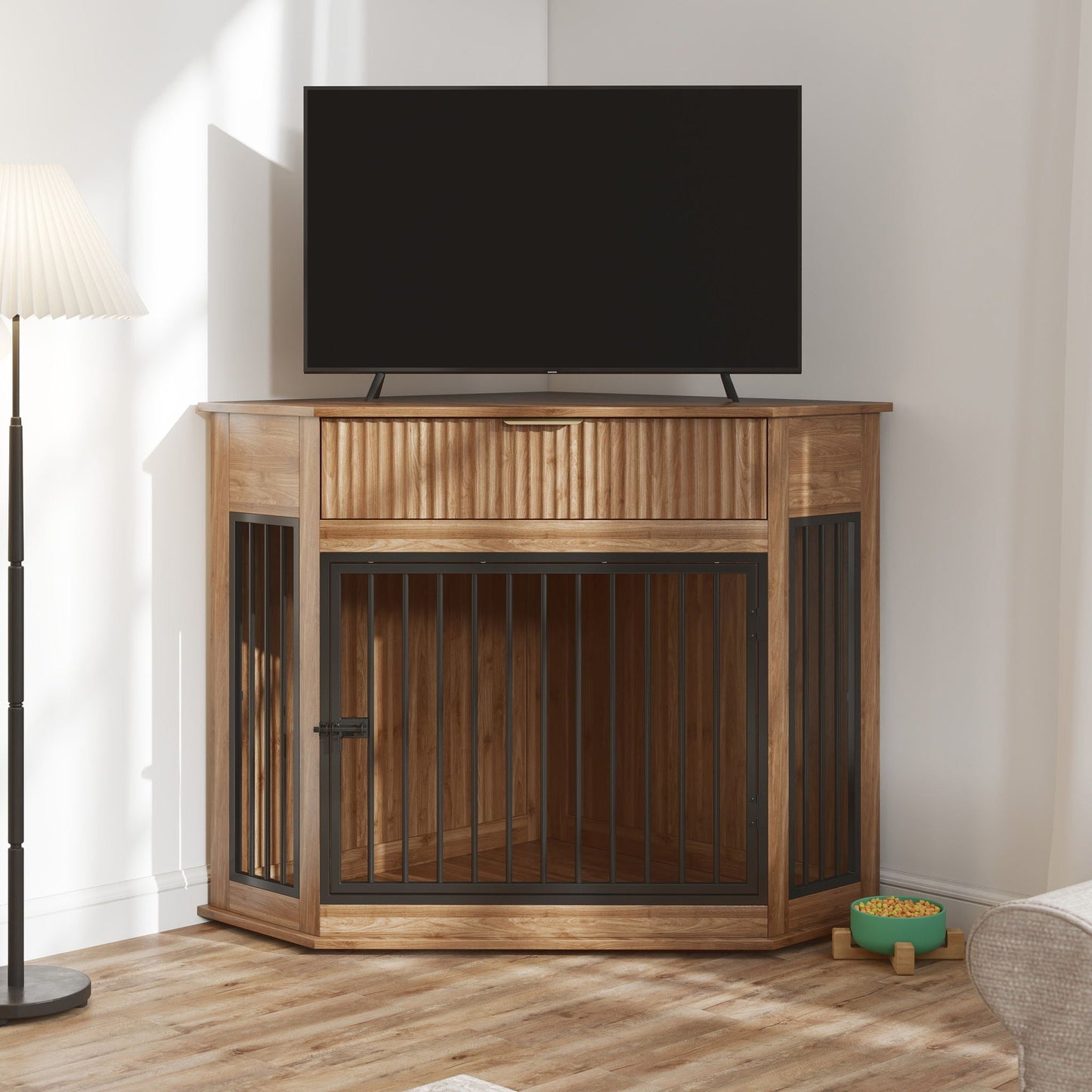 Corner Dog Crate