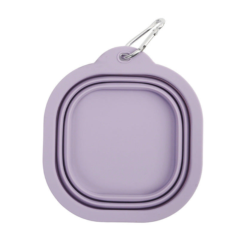 Portable Travel-Friendly Foldable Silicone Pet Bowl