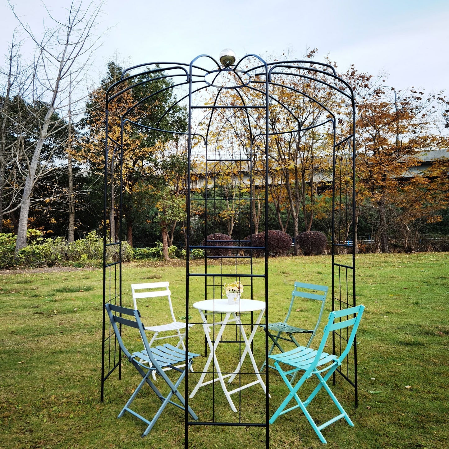Metal Garden Arch Iron Pergola