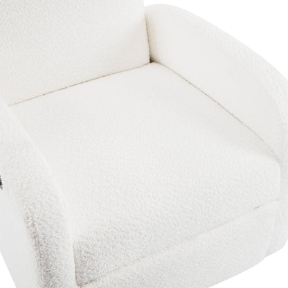 Contemporary 360 Swivel and Glider Recliner Chair