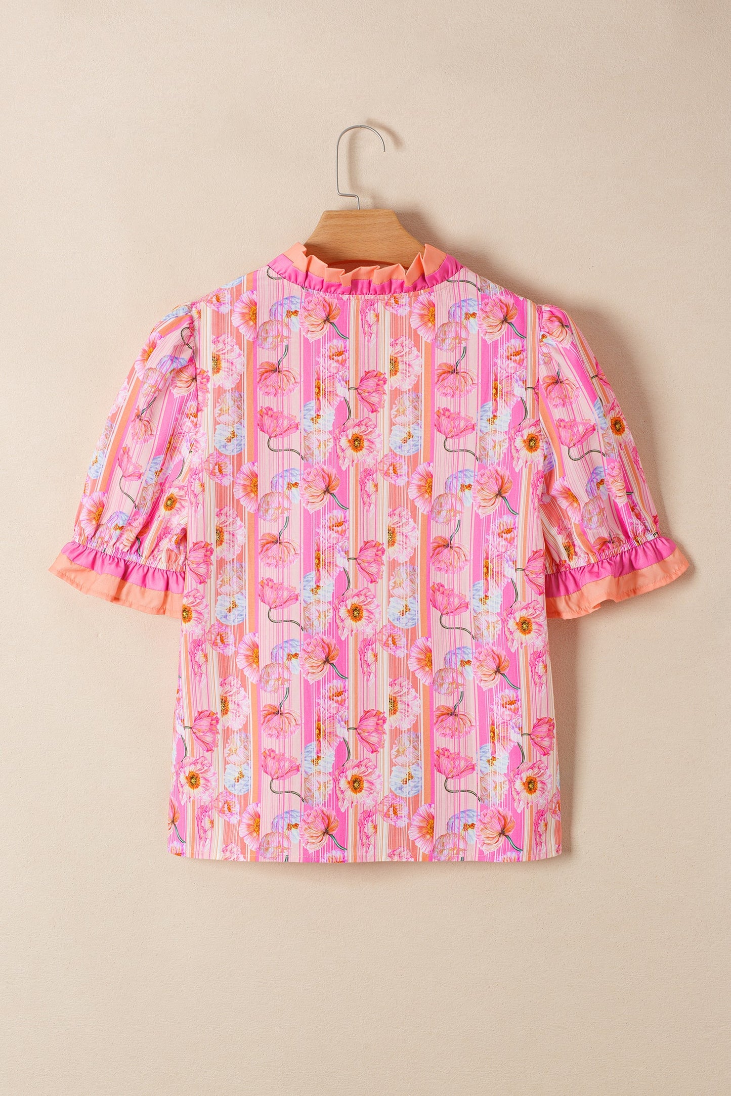 Danna Trim Short Sleeve Blouse