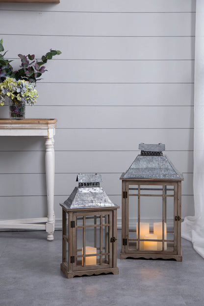 S/2 Classic Scape Lanterns