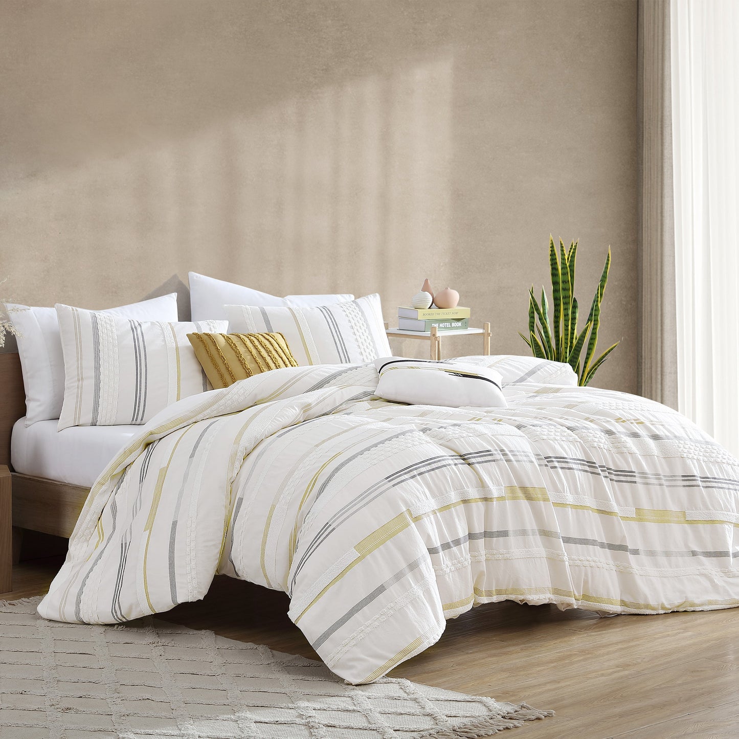 Whitten 6 PC Comforter Cover Set King
