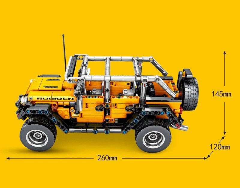 High Difficulty Racing Roadster Compatible With  Power Mechanical Building Blocks