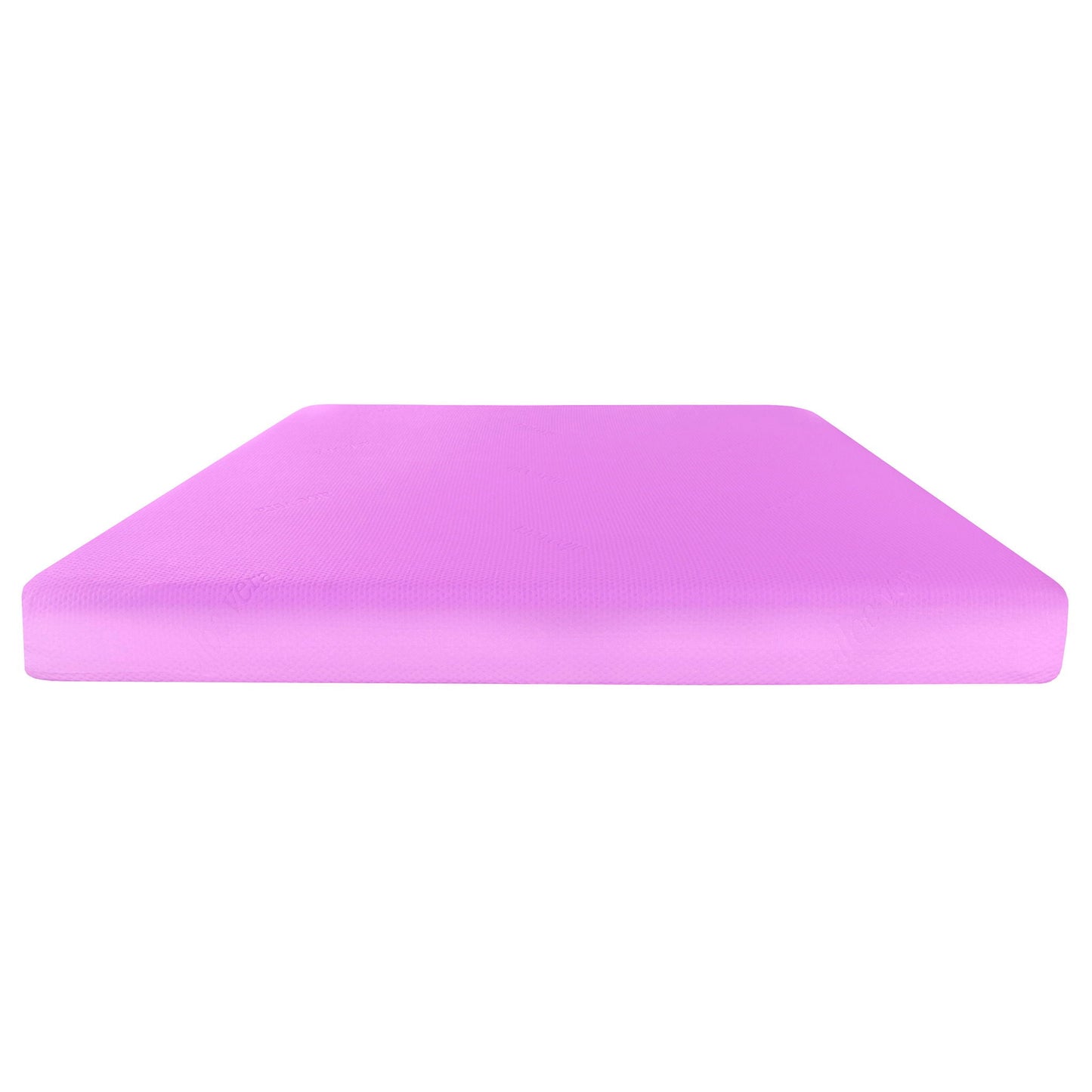6" Gel Memory Foam Mattress In A Box With Aloe Vera Cover - Pink - Full