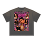 “Parental Advisory” Kehlani Sun Fade Raw Edge Tee