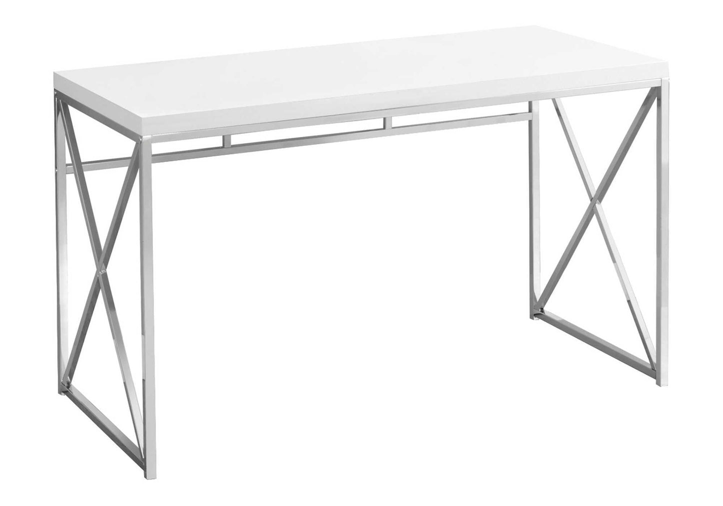 Computer Desk for Home Office, Laptop, Glossy Contemporary & Modern