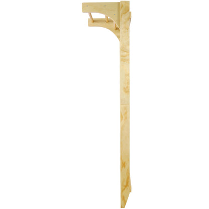 Swedish Ladder, Stall Bars Set For Physical Therapy & Gymnastics - Natural