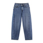 Washed Vintage Patchwork High-waisted Jeans