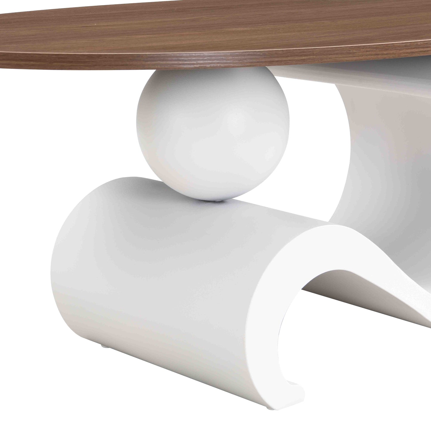 White Nesting Coffee Table Set of 2