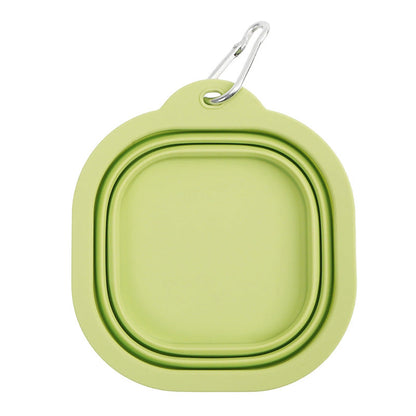 Portable Travel-Friendly Foldable Silicone Pet Bowl