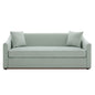3 Seater Sofa With Wrap Around Armrests And Throw Pillows