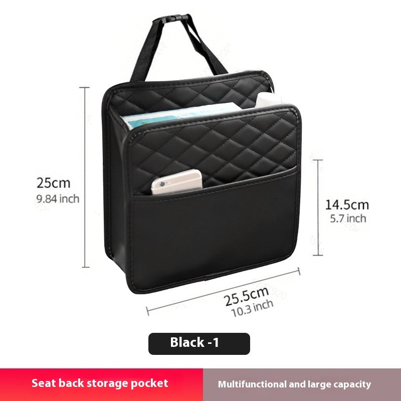Car Chair Back Storage Multifunctional Storage Box Car Seat Back Storage Garbage Hanging Bag