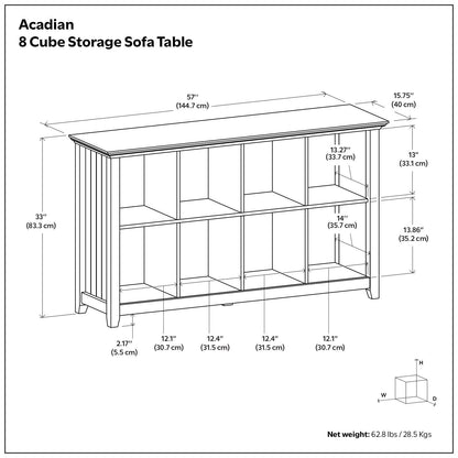 Acadian - Handcrafted Cube Storage