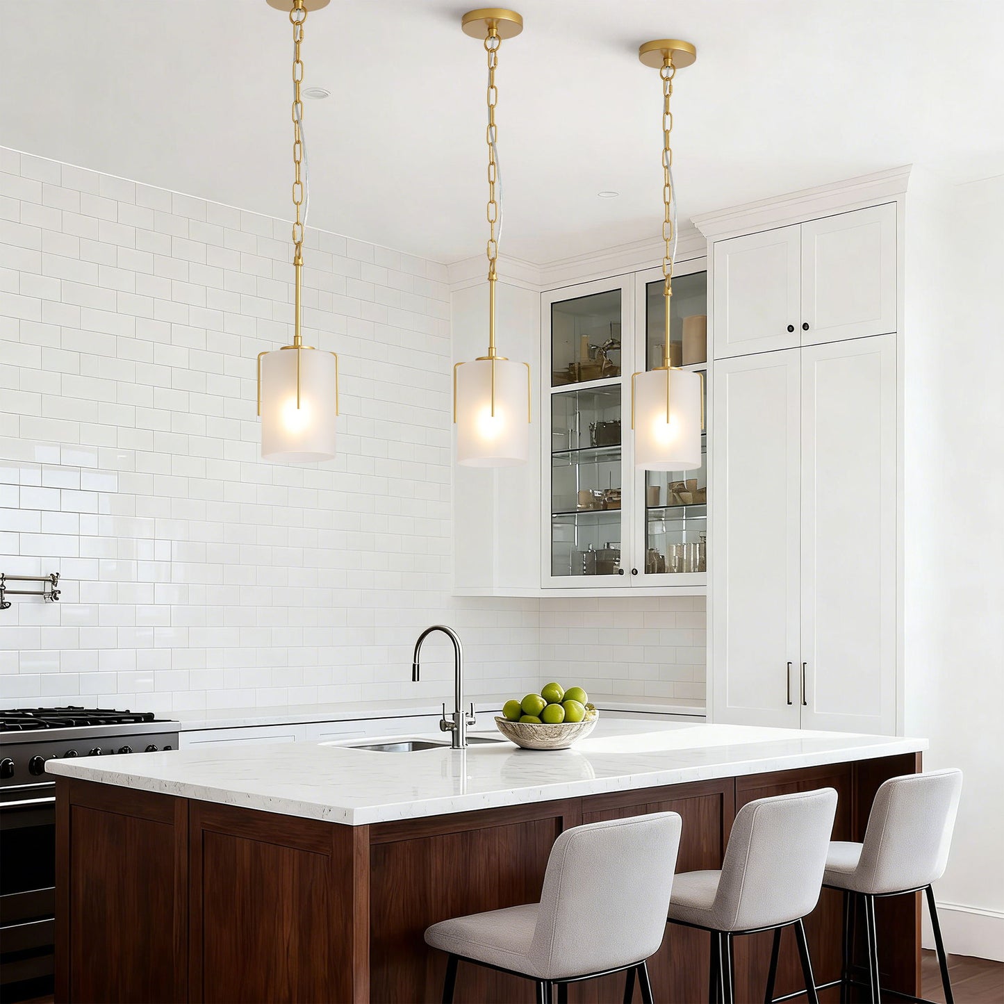 Adjustable Cylindrical Pendant Light