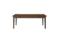 2 Tone 6 Drawer Dining Table - Gray