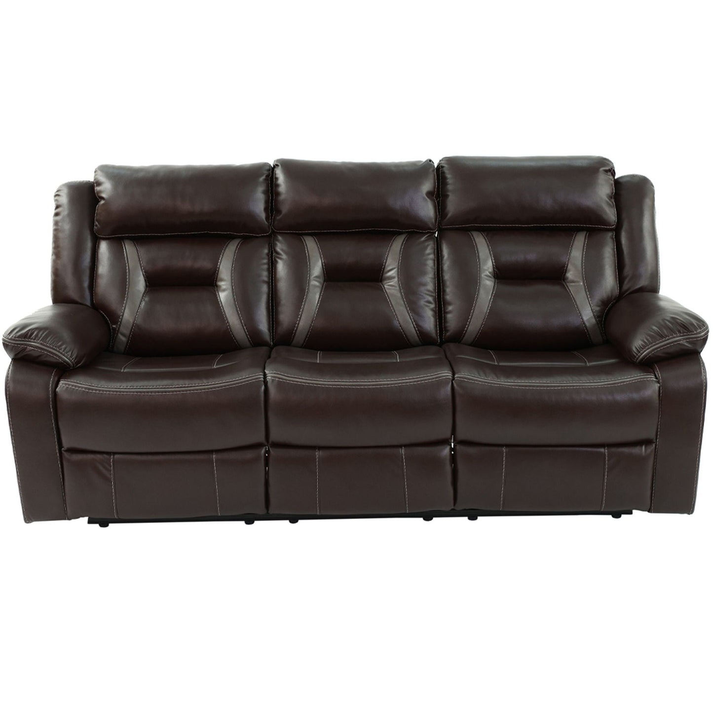 Living Room Set With Pillow Armrest And Tufted Backrest