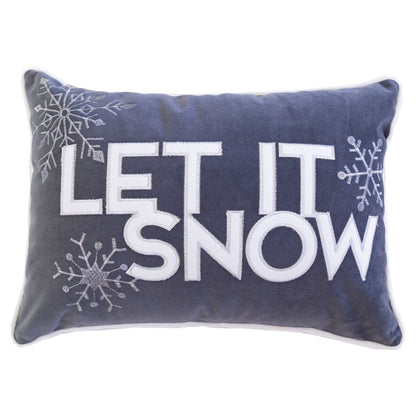 Nneka Let It Snow Lumbar Pillow