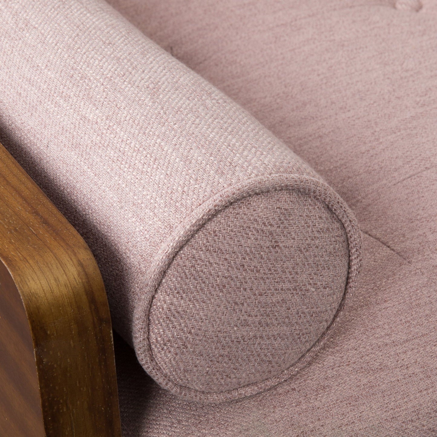 Aidan Mid Century Modern Tufted Fabric Sofa
