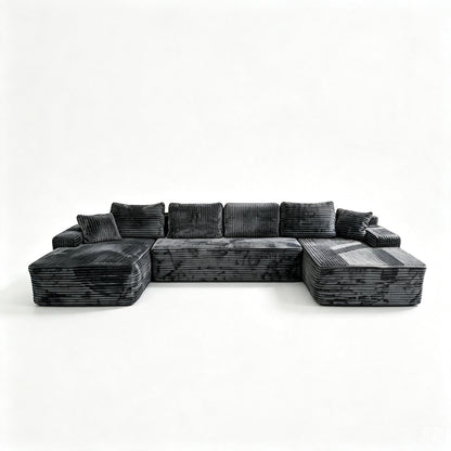 131" U-Shape Cloud Sectional Couch