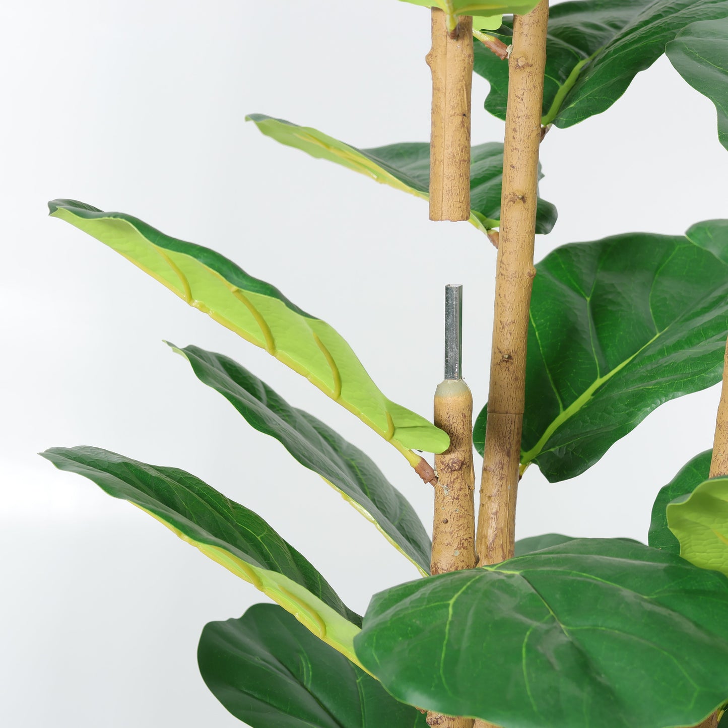 5.2FT Artificial Fiddle Leaf Fig Tree With Decorative Pot