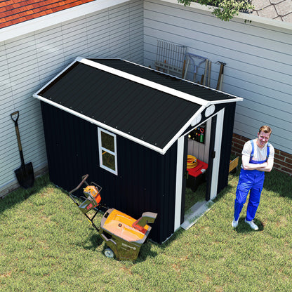 Campcraft 8x6 FT Outdoor Metal Storage Shed