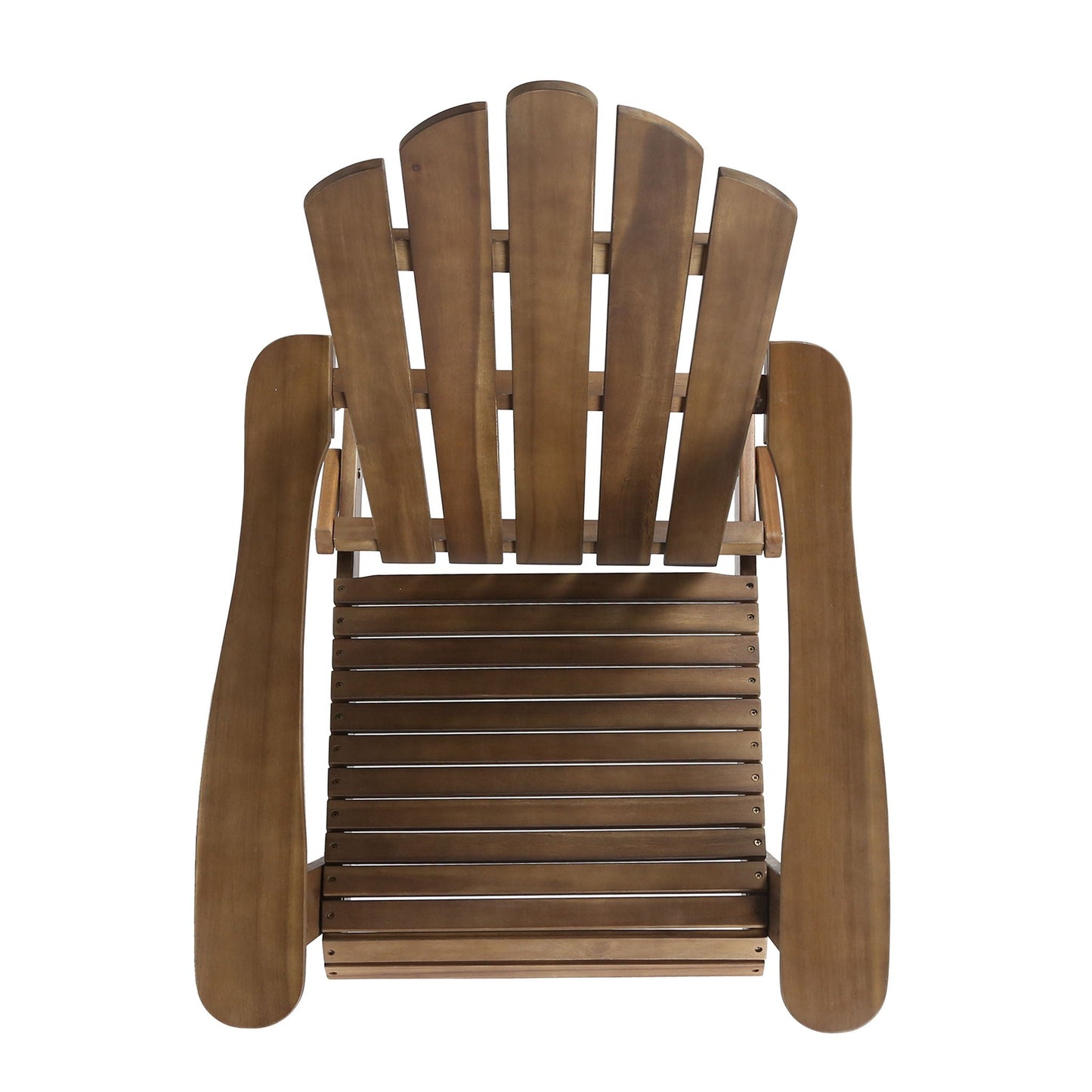 Aurascape Outdoor Acacia Wood Foldable Adirondack Chair
