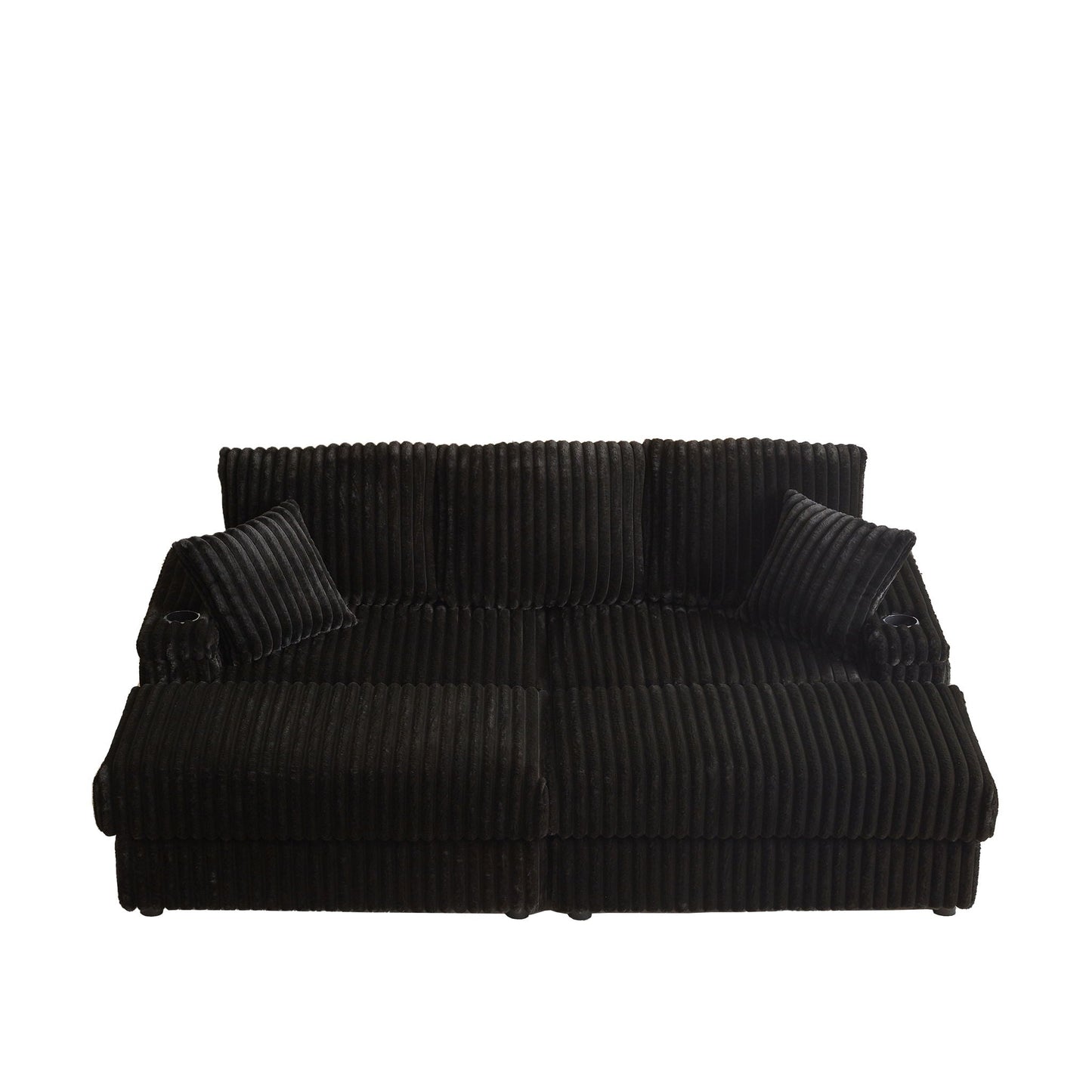 3 Seater Sofa With 2 Ottomans For Living Room