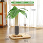 Cat Climbing Frame With Solid Wood Scratching Board, Durable Scratch-Resistant Cat Teaser Stick, Not Easy To Shed Debris, Cat Toy, Pet Supplies, Cross-Border Hot Seller