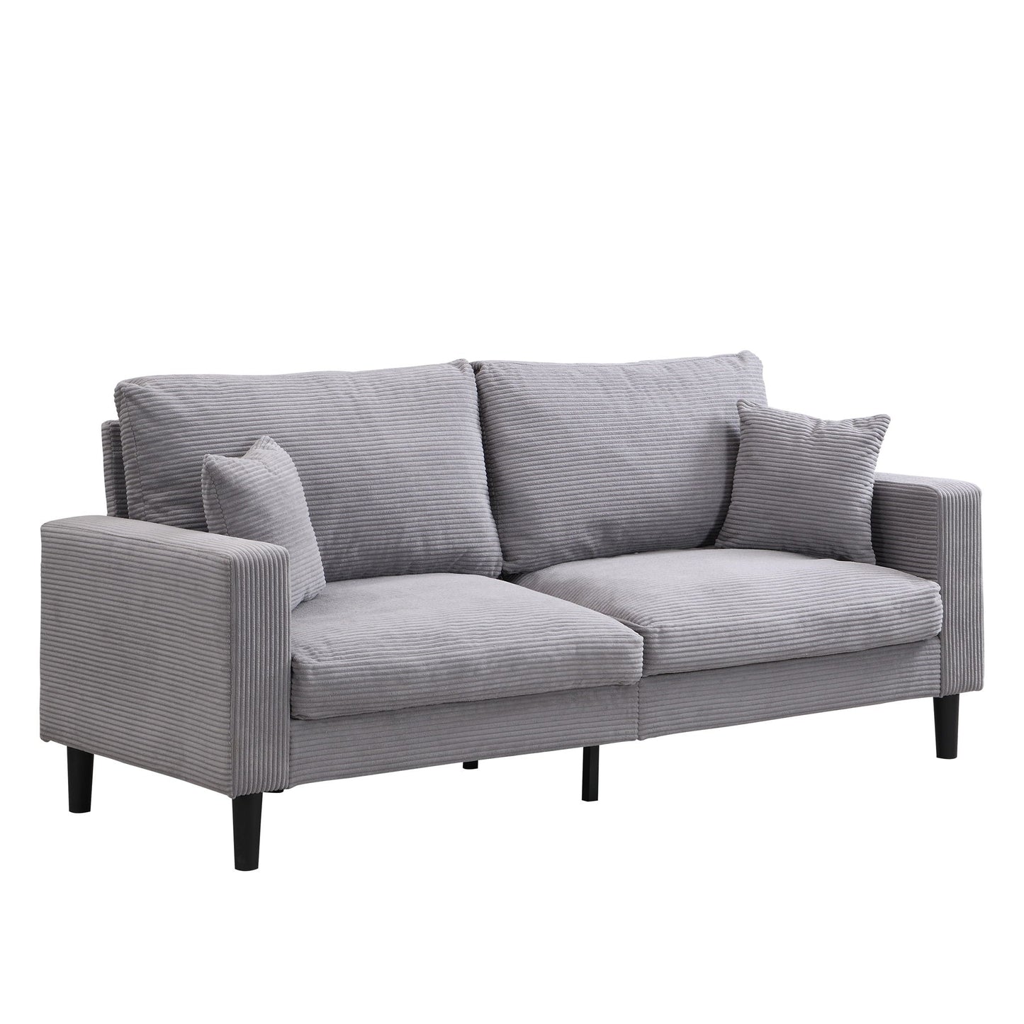 Modern Upholstered Resilience Three Seater Sofa