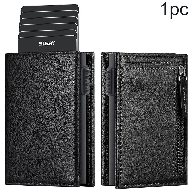 Foreign Trade First-layer Cowhide Genuine Leather Card Holder
