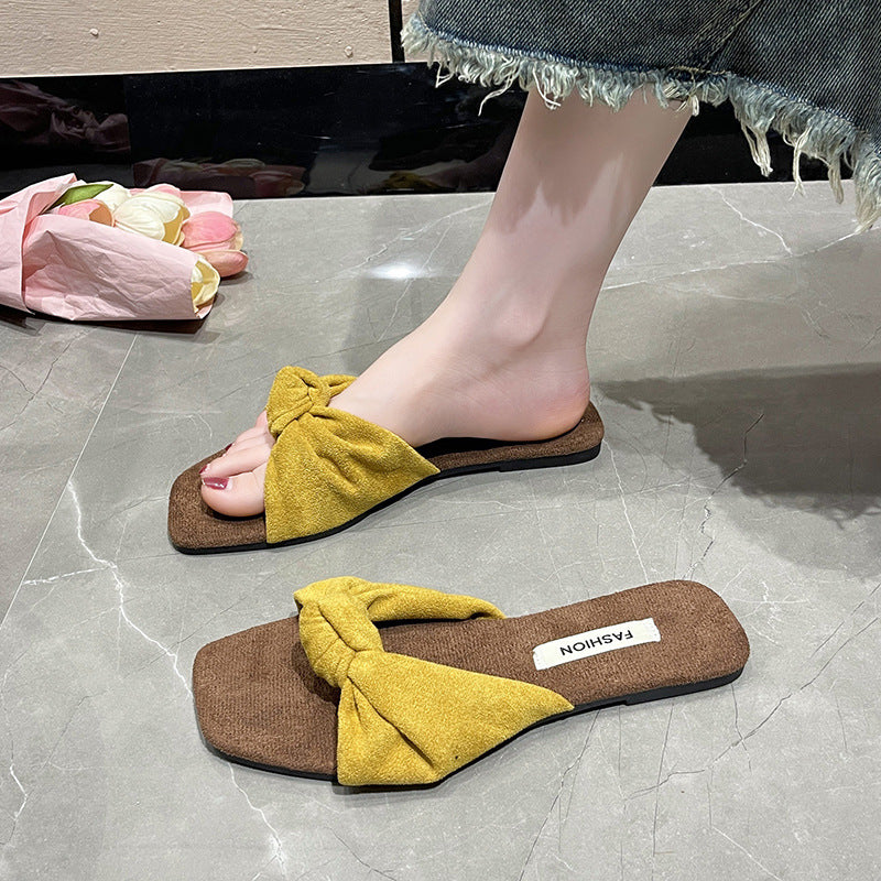 Suede Sandals For Women New Summer Style