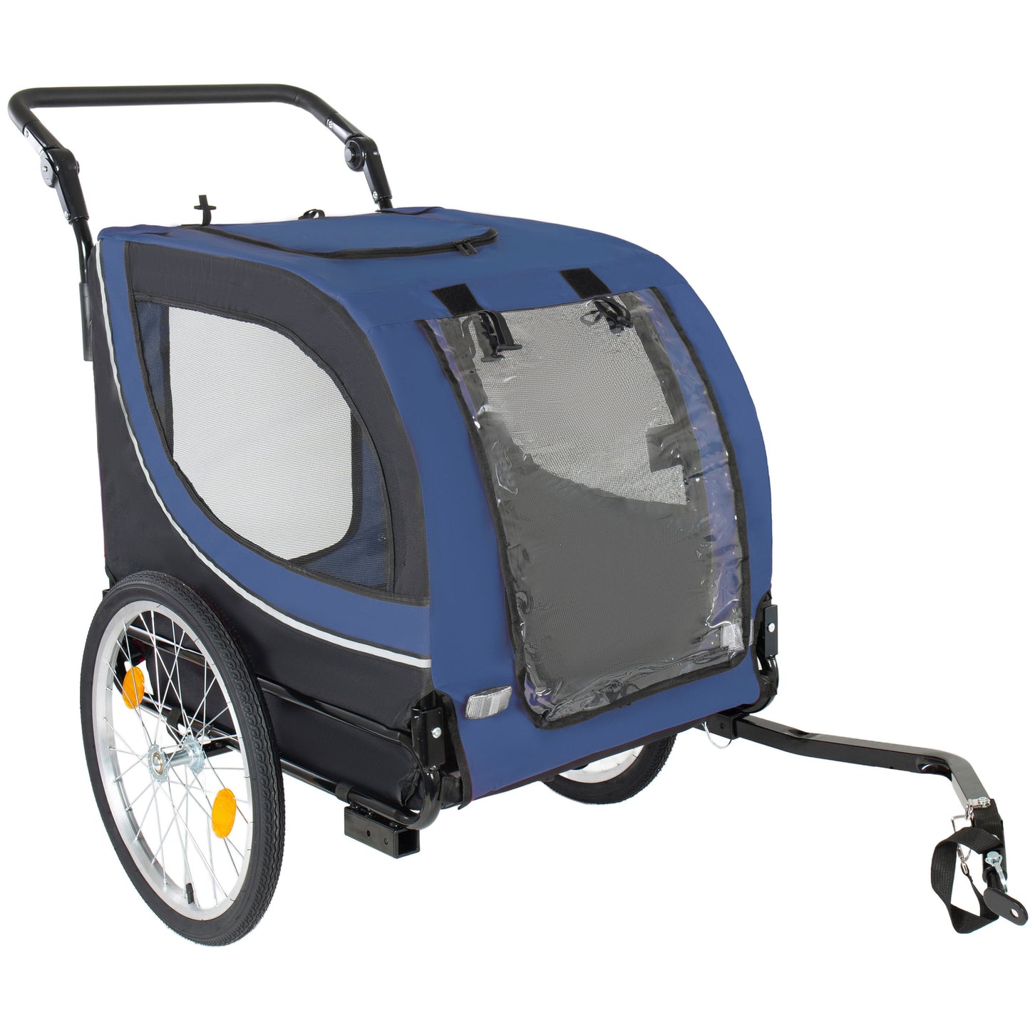 2-in-1 Bike Trailer & Pet Stroller for Dogs up to 100lbs