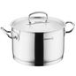 Korkmaz Proline Professional Series 10.2 Liter Stainless Steel Casserole with Lid