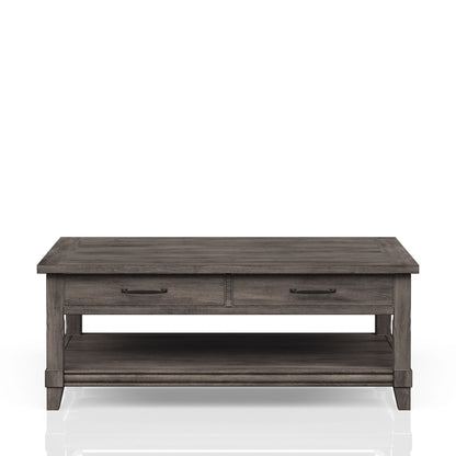 Lift Top Cocktail Table With Casters - Gray