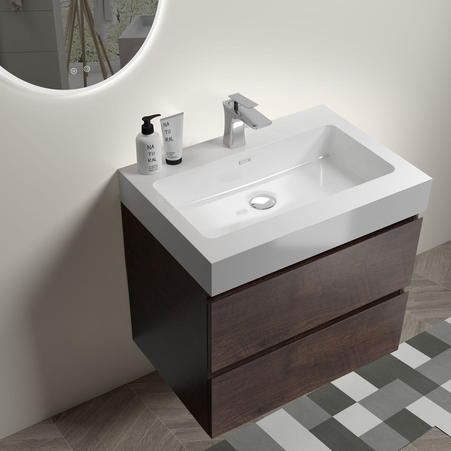 Alice Bathroom Vanity Wall Mounted With Sink