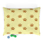Golden Pawprints on Buttercream Sky - Pet Bed Pet Zen