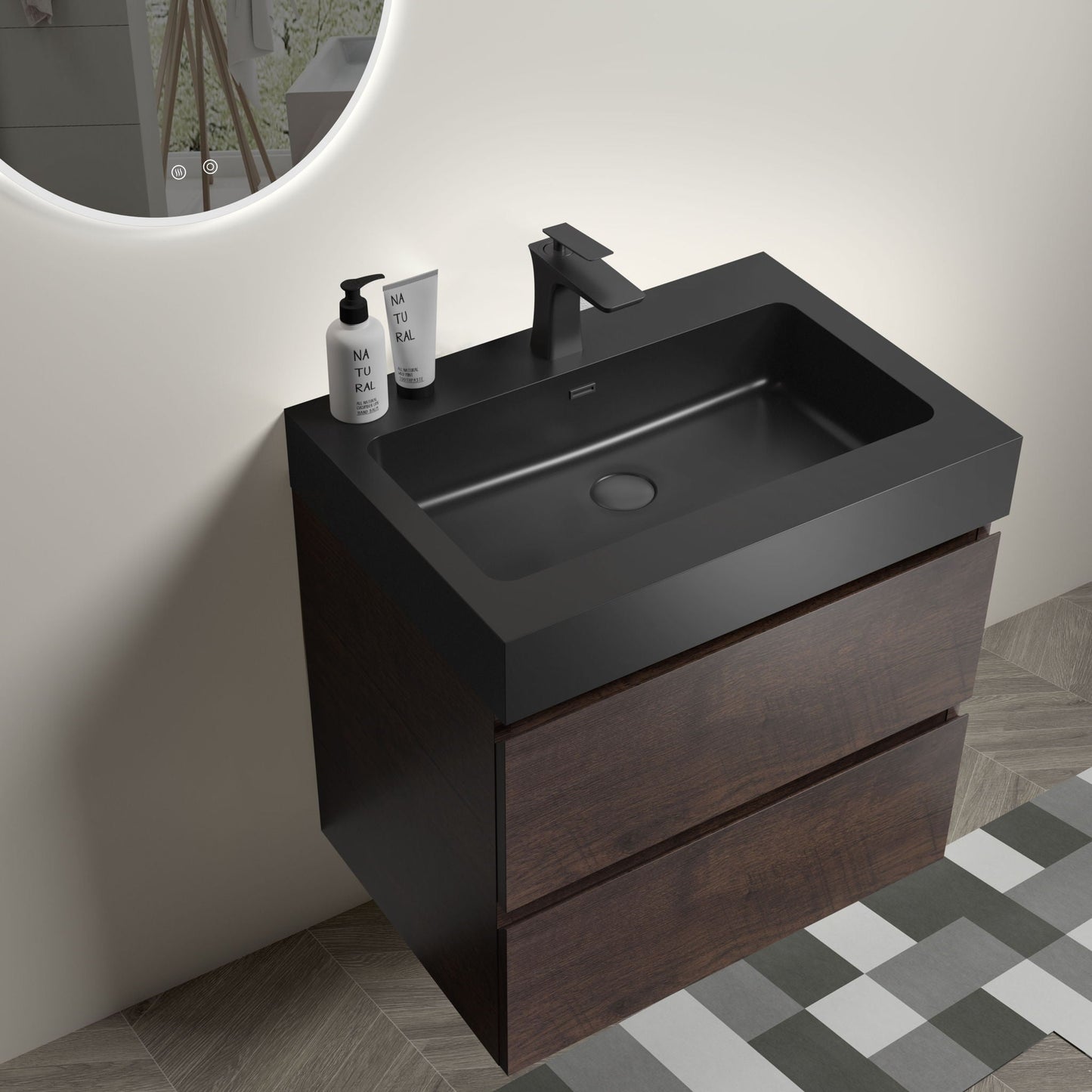 Alice Bathroom Vanity Wall Mounted With Sink
