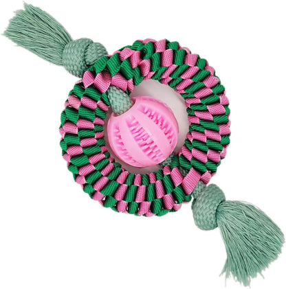 Superior Dog Chew Toy For Interaction, Made Of Durable Nylon And Natural Rubber Perfect For Teeth Cleaning, Exercise  And Stress Relief   Animal Lover's Essential Gift