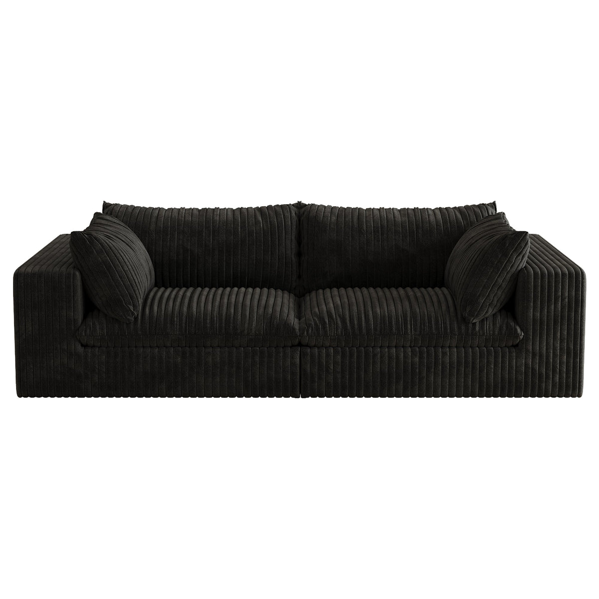 Y137 Modular Black Sofa