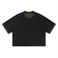 Loki & Ivy Unisex Mineral Washed Boxy Panel T-Shirt