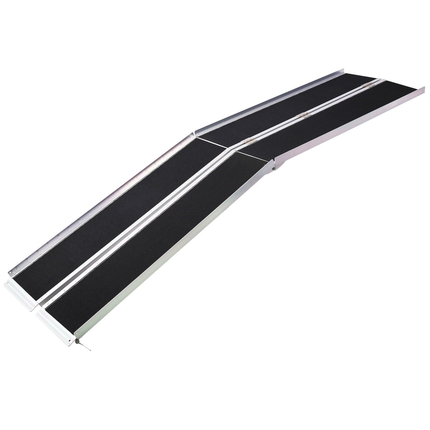 Portable And Foldable Wheelchair Ramp With Non-Skid Surface