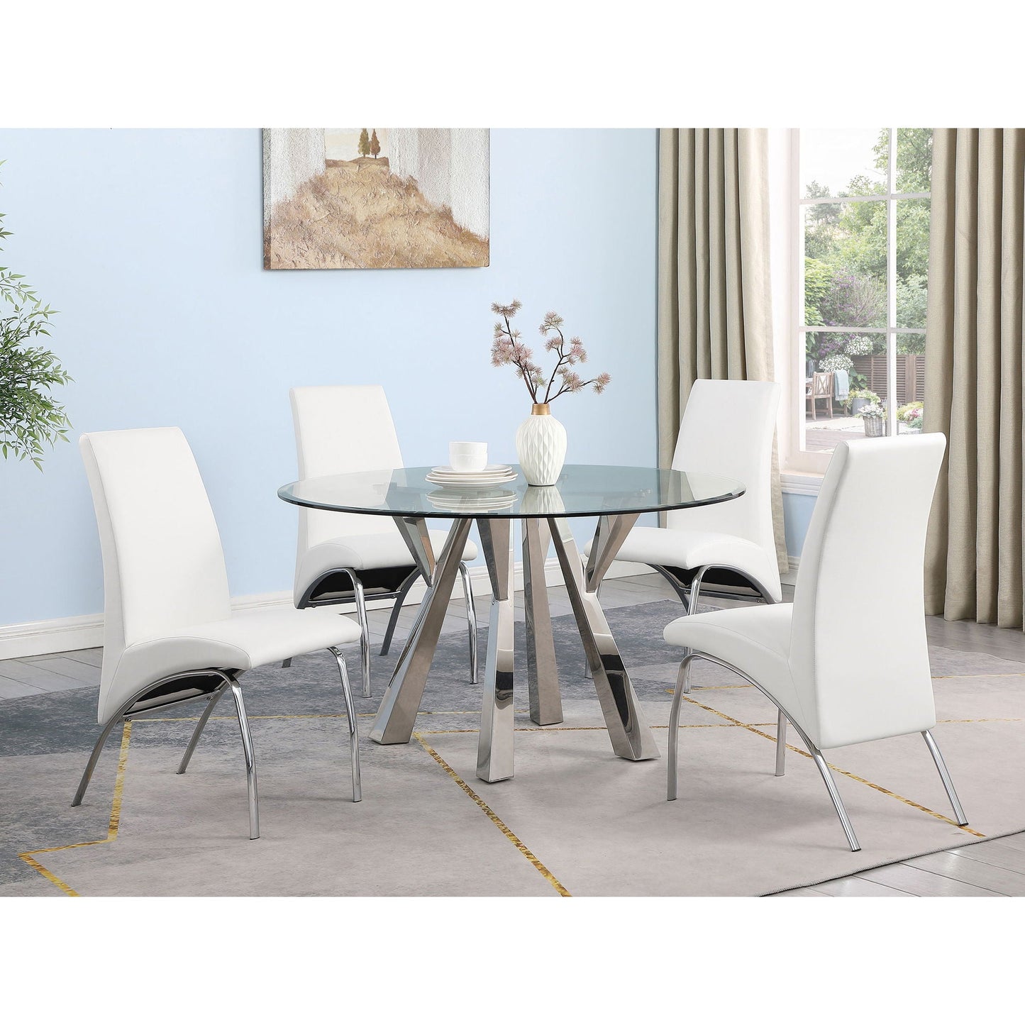 Darby - Upholstered Dining Side Chair (Set of 2) - White