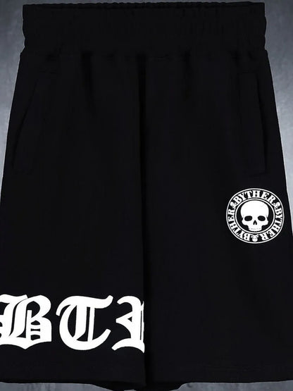 Men's Plus Size Elastic Waist Shorts