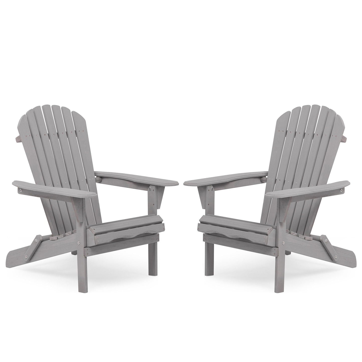 Lounge Patio Chair For Garden Outdoor Wooden Folding Adirondack Chair (Set of 2) Solid Cedar Wood Lounge Patio Chair For Garden