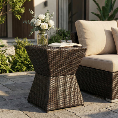 Calhoun 16 Outdoor Wicker End Table